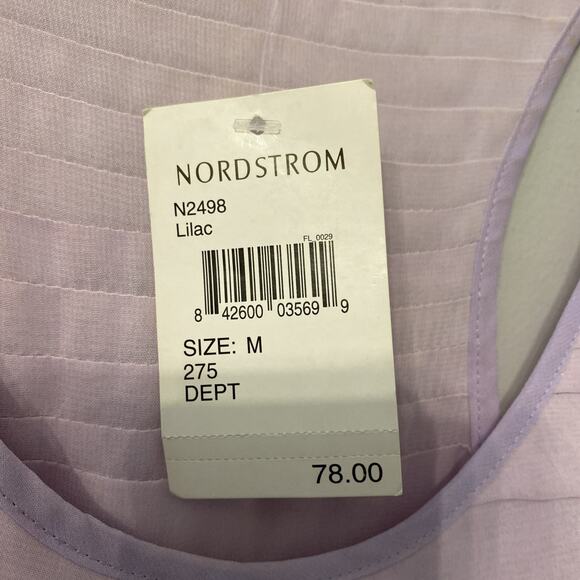 Hanna G. Women Medium Purple/Pink Ombre Layer Tank Top Racer Back Sleeveless Top - Picture 2 of 4